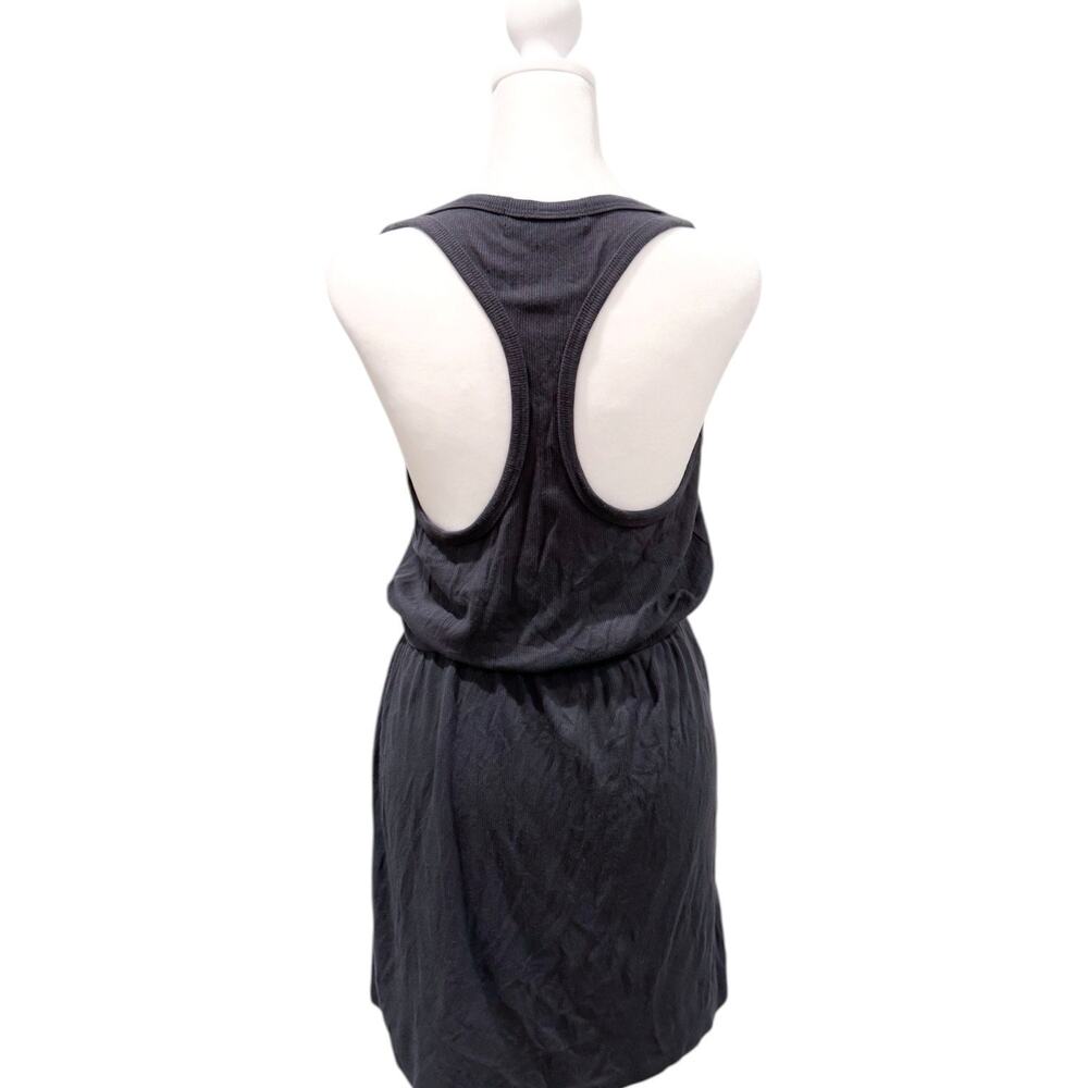 SPIRITUAL GANGSTER Day Off Ribbed Mini Dress Gray Sleeveless Medium GUC - Picture 4 of 6